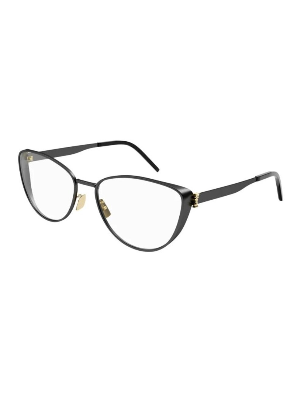 NEW SAINT LAURENT EYEGLASSES SLM92 003 WOMEN CAT EYE GRAY EYEWEAR SL M92 003